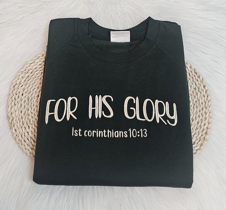Embroidered Christian Sweatshirt